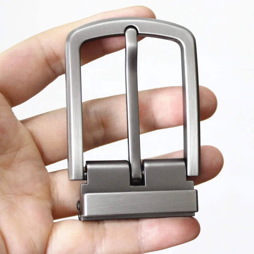 hot selling blank matte grey 35mm clip clasp ratchet belt buckle