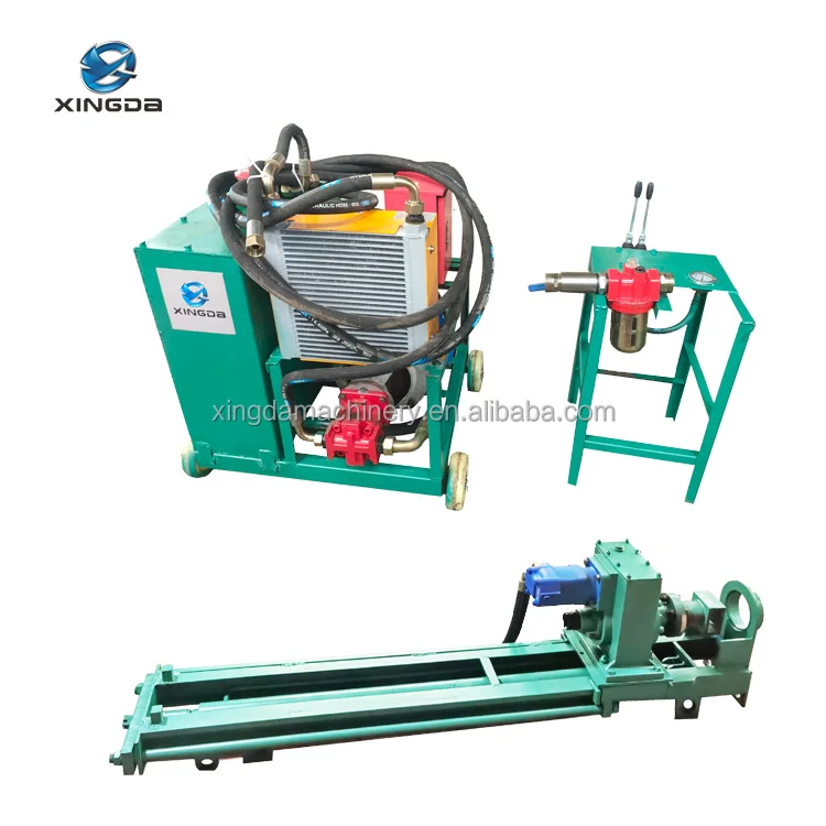 Portable Hydraulic DTH Drilling Rig 60m Water Well Bore Hole Machine