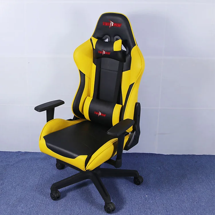 High Back Ergonomic Recliner Footrest Massage Computer Gamer PC Car Game Racing Seat Gaming Chair