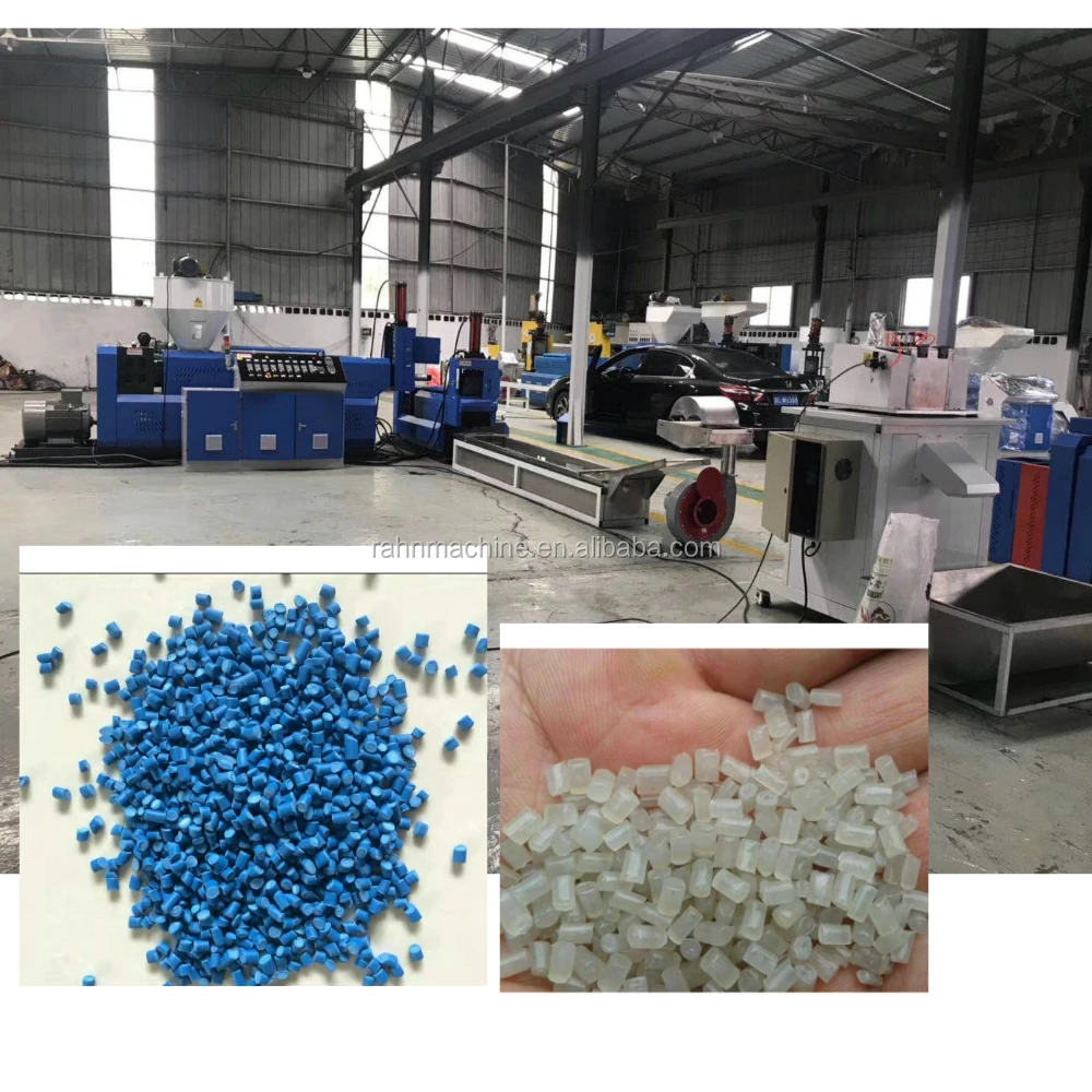 
waste plastic granulating machine recycling 