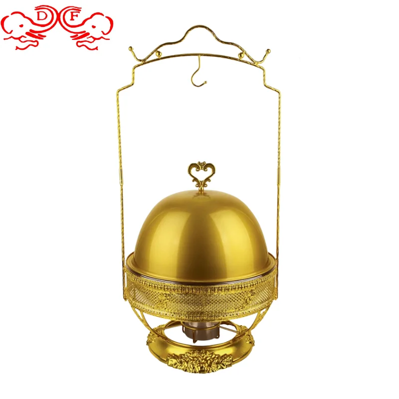 DF Trading house Factory direct supply beautiful design chafing dish stand serving buffet food warmer sale Good style wedding