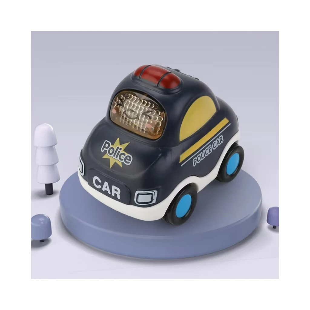 New Children Pull Back Car Toys Cartoon Die Cast Inertia Small Car Toy School Bus Set Mini Racing Car Birthday Gifts For Kids