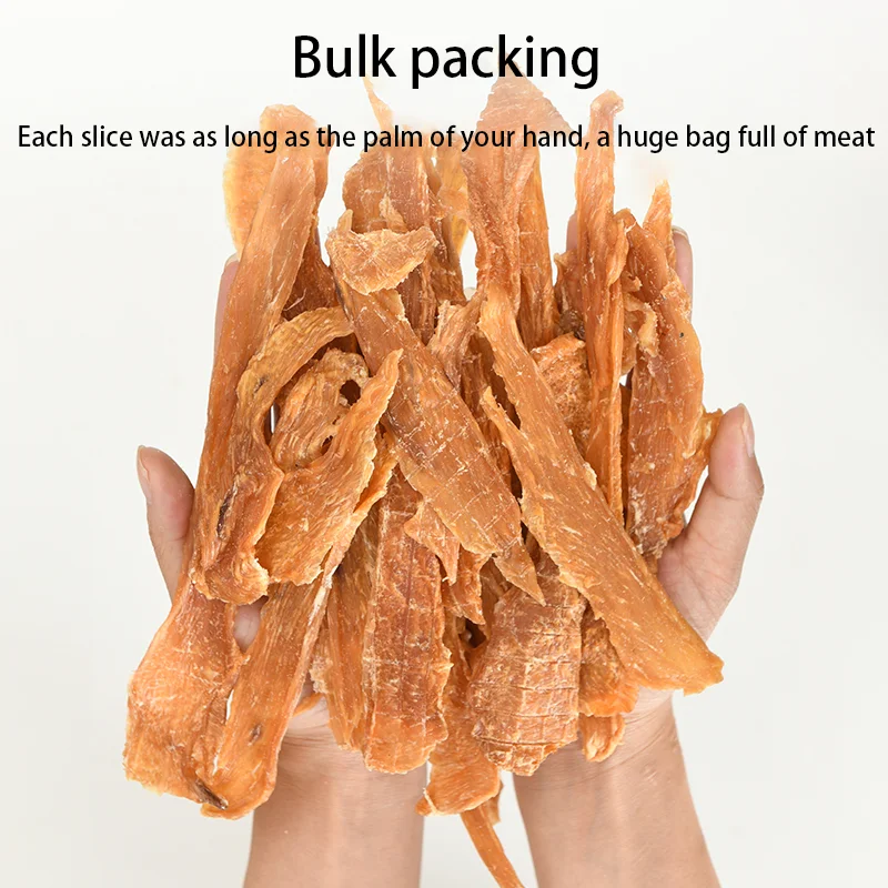 OEM/ODM Air-dried Chicken Breast Jerky Dog Snacks Chicken Dog Treats Pet Food