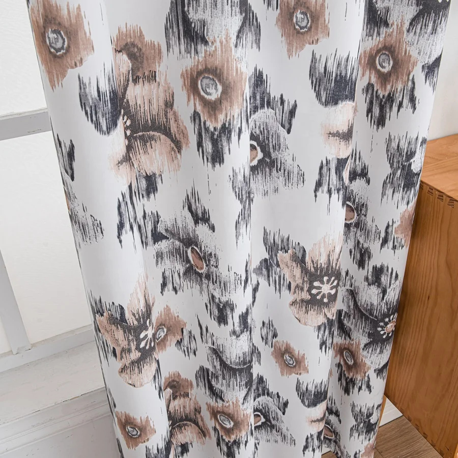 Оптовая продажа роскошные светонепроницаемые шторы с цветочным рисунком из полиэстера китайское производство оконные для отеля