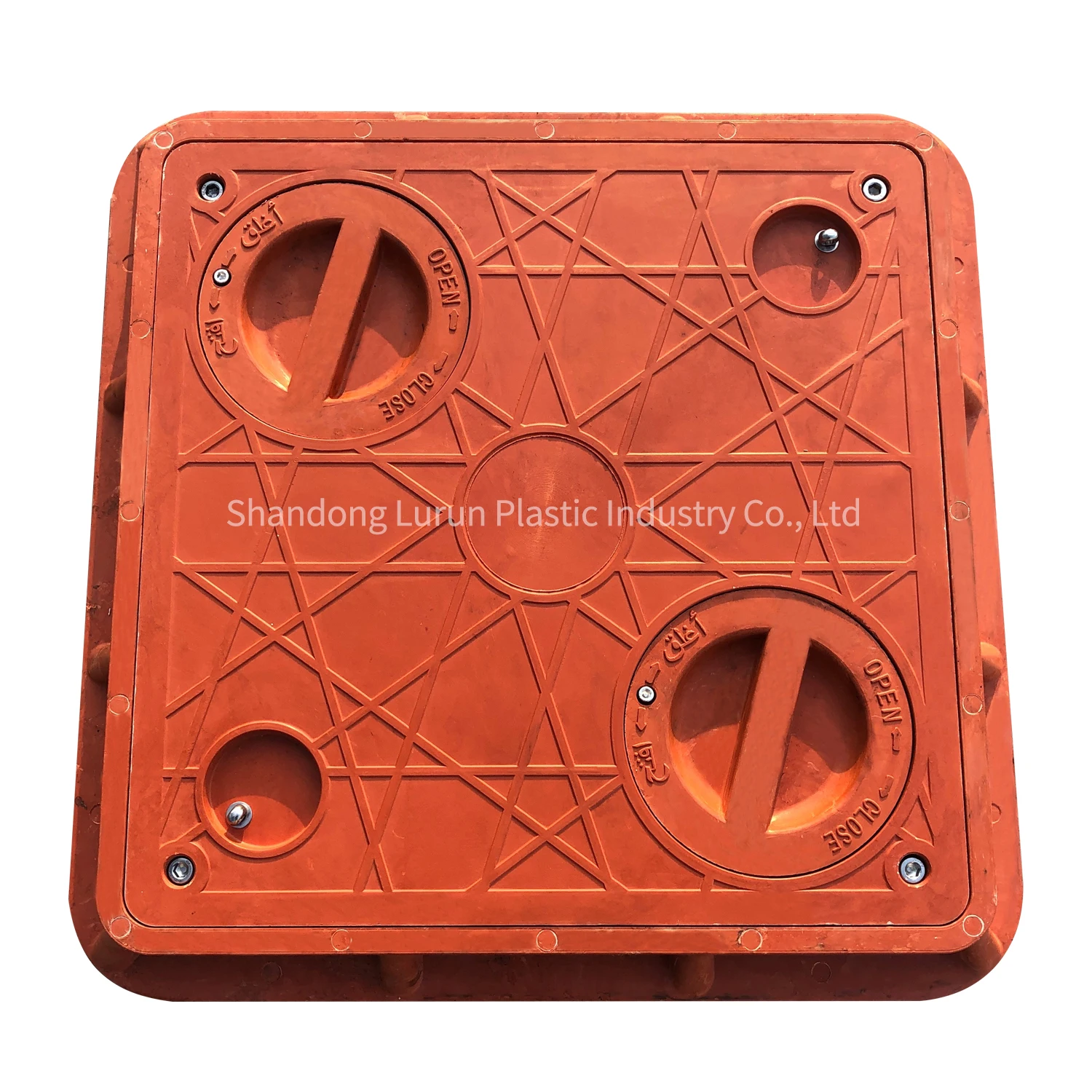 Composite Square and Resin FRP Customized Manhole Cover for Roadways and Municipal Construction