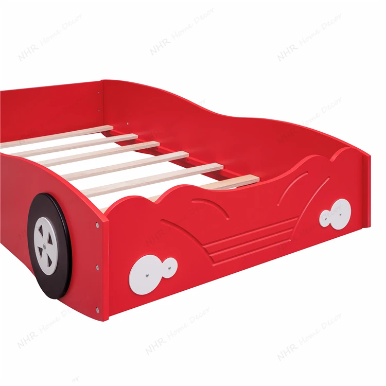Suitable For Many Occasions Solid Wood Child Boy Child Single Bed 1.5 With Gua Toddler Bed Kids