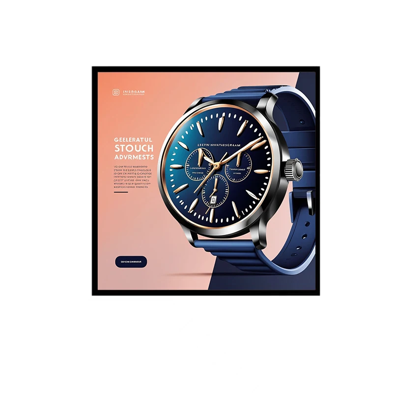 Custom 19 26 33 39 45 51 InchIndoor Digital Signage and Display Video Media Advertising Screens Panel Square Lcd Monitor