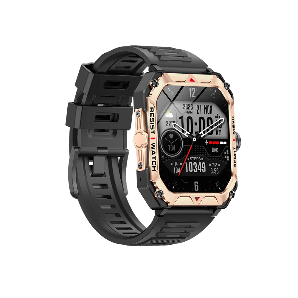 Elegantly Durable Smart Watch for Men with a Modern Look and Optimized Battery Performance for Daily Wear