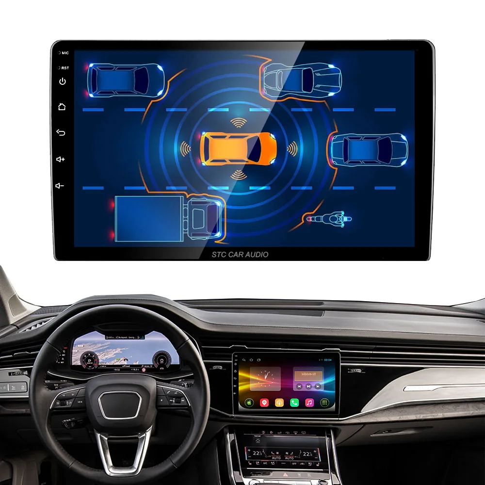 2g 16g android 10 screen with wifi radio rear view 2 din 9 inch car dvd player for gmc sierra ecosport 2013 2014 2015 2016 2017