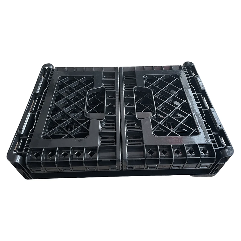 Plastic Picker Crate Two Working Modes Nesting Capability Sliding Rails Ventilated Farming Food milk crate