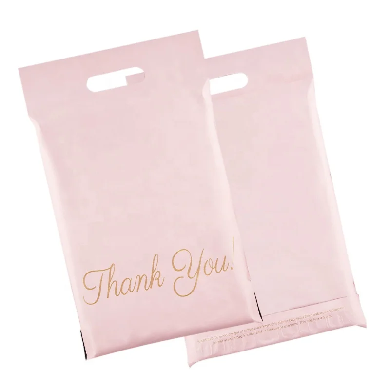 RTS Pink Thankyou & Frog  Polymailers Poly Pe Plastic Mailing Courier Postage Packaging Shipping Bags For Shipping