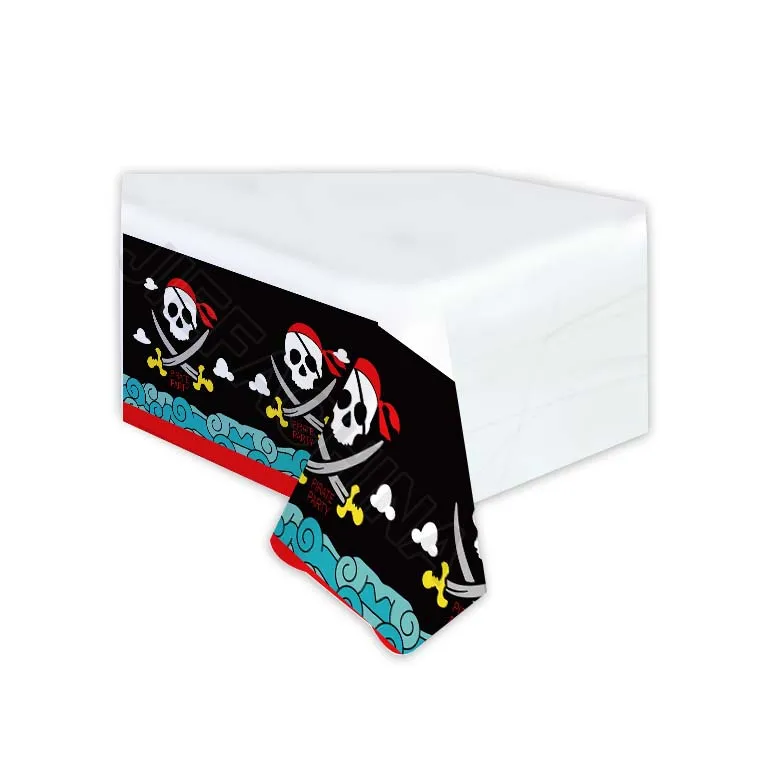 Happy Birthday Paper Cups Plates Napkins For Kids Boys Pirate Disposable Tableware Party Supplies