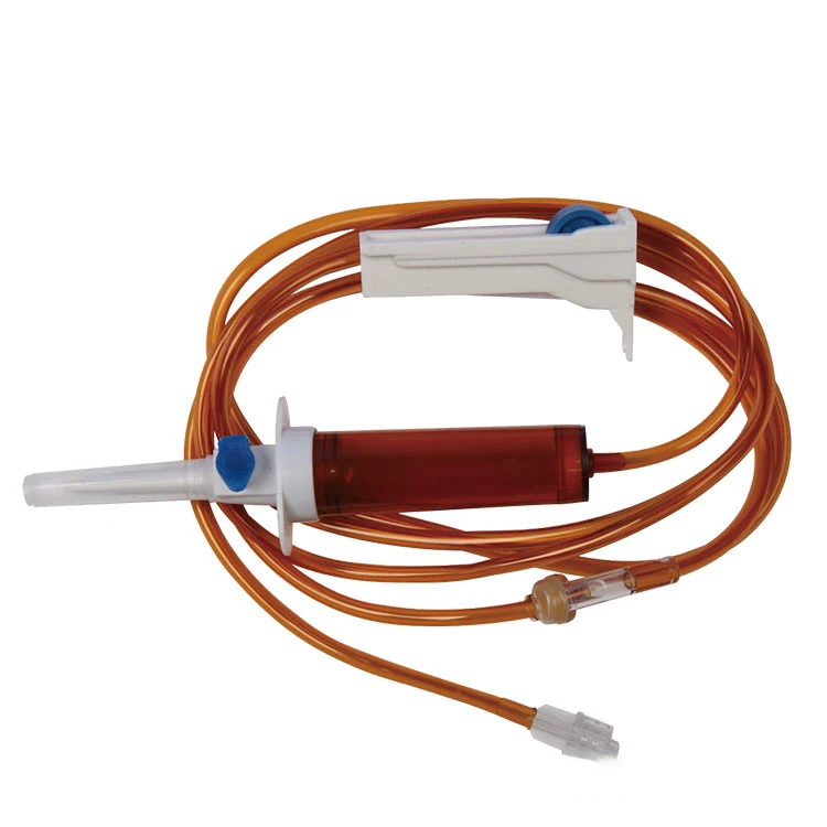 Disposable 20/60Drops Ml Light Resistant Infusion Set Iv Infusion Giving Set with Air Vent