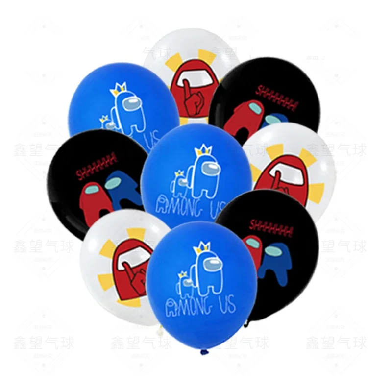 
New Design 12PCS per pack Boy Favor Latex Balloons Famous Cartoon Printed Birthday Theme Party Decoration Balloon 