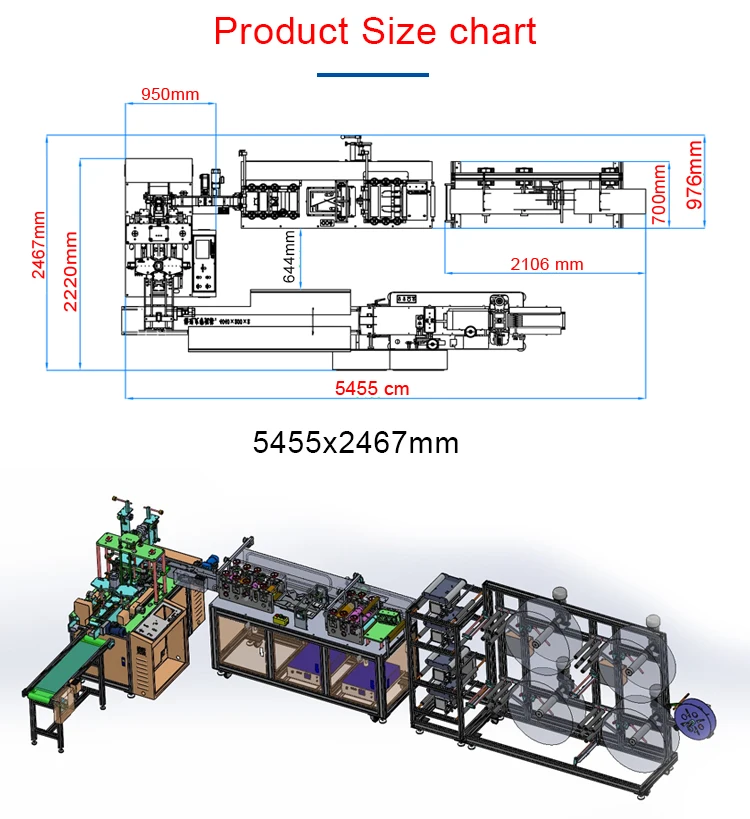 Simple Fish-shaped One-to-one Mask Machine Ce 220V Automatic Nonwoven Fabric Wadding Machine Making Disposable Face Mask 2021