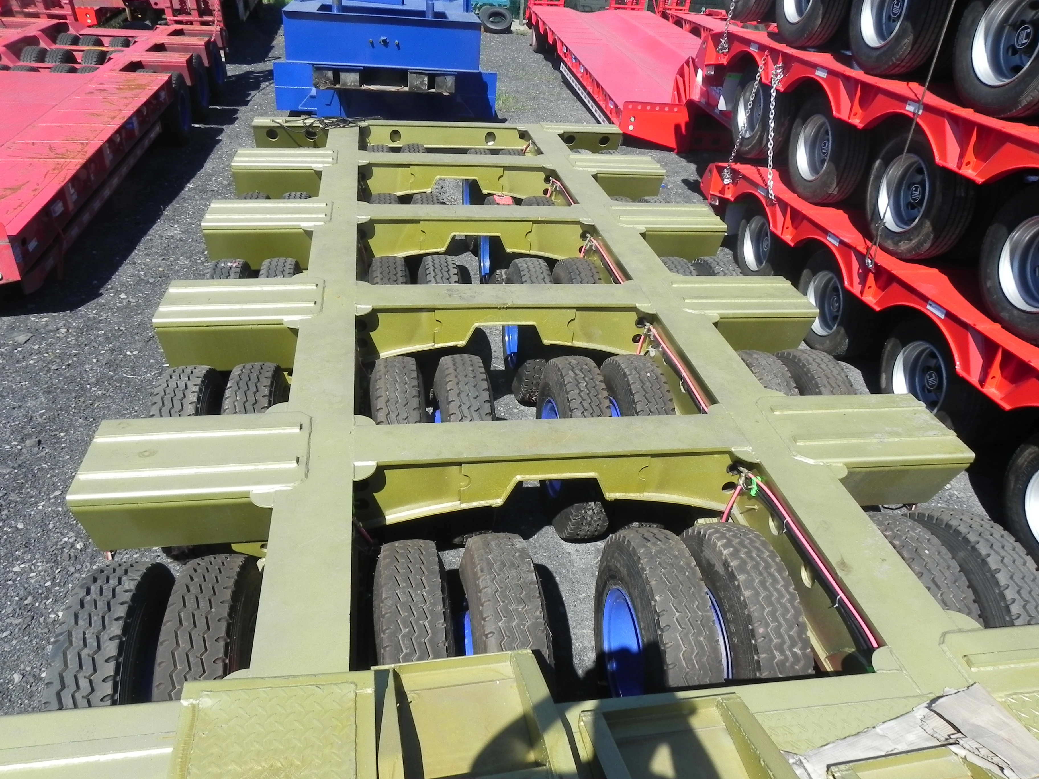 5Line 10Axles 40wheels Trailer Carry Loading 200Tons Low Bed Trailer