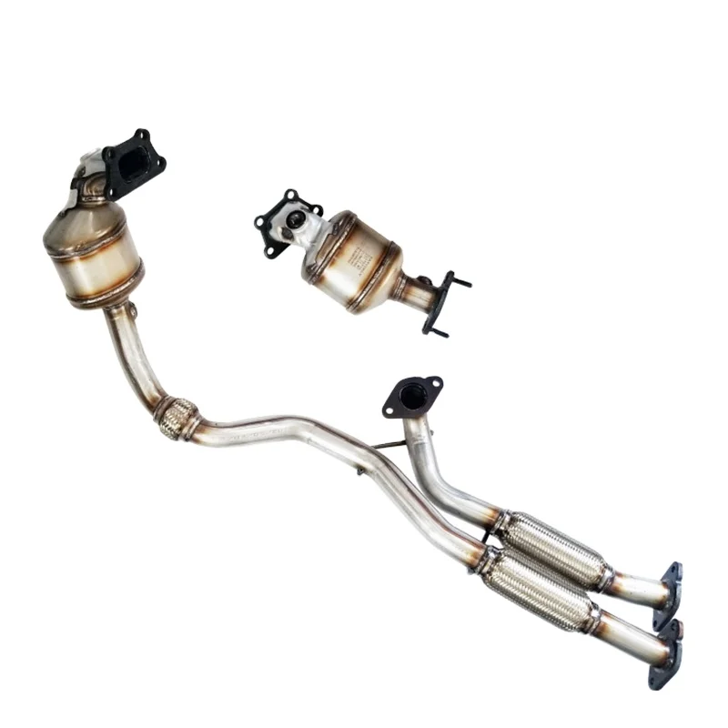 XG AUTOPARTS Auto Exhaust Parts Three Way Catalyst Direct Fit Catalytic Converters For Cadillac SRX 3.0 Double Flexible Pipe