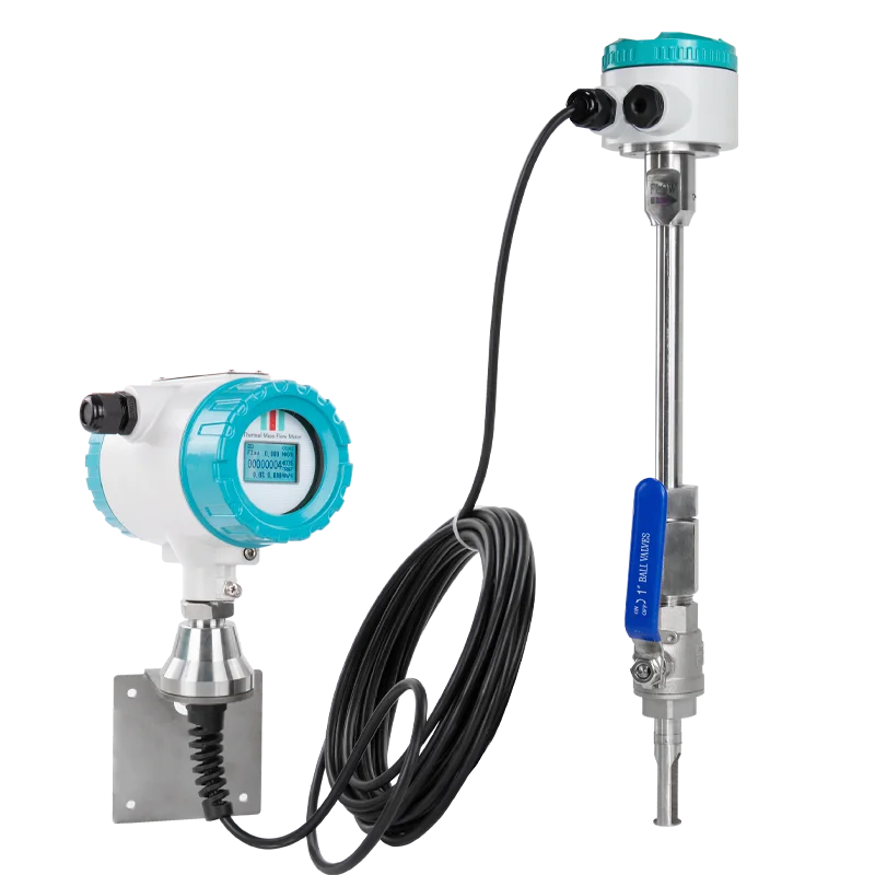 Hot thermal gas mass heavy fuel oil flow meter natural gas Oxygen chlorine mass flowmeter meters digital transmitter