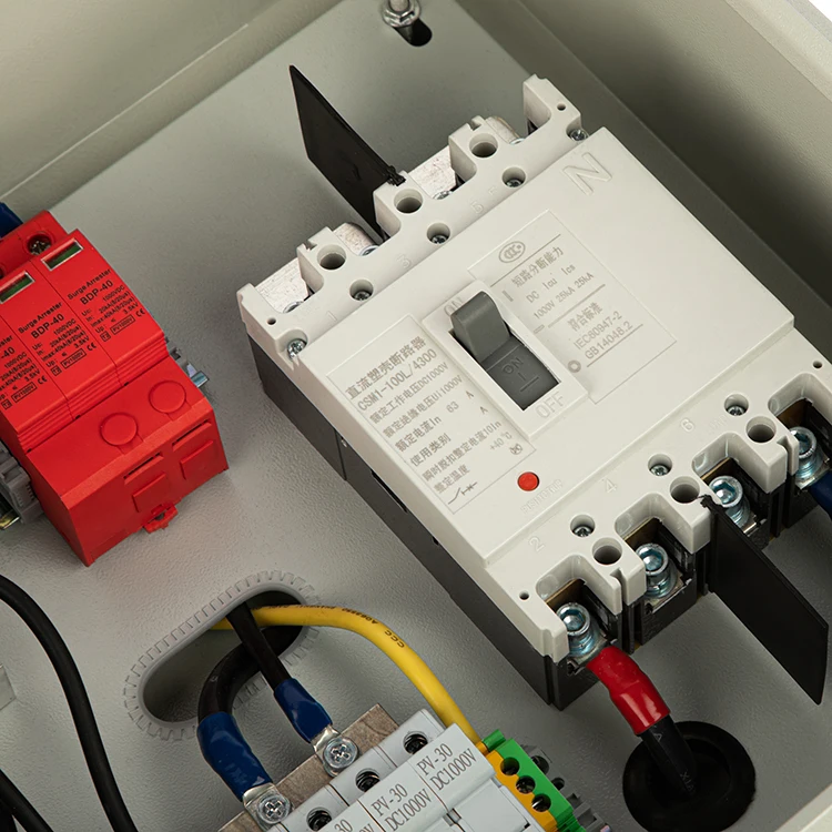CKMINE OEM ODM IP65 Waterproof Solar PV String DC Circuit Breaker Combiner Box 4 String 1000VDC 15A 63A