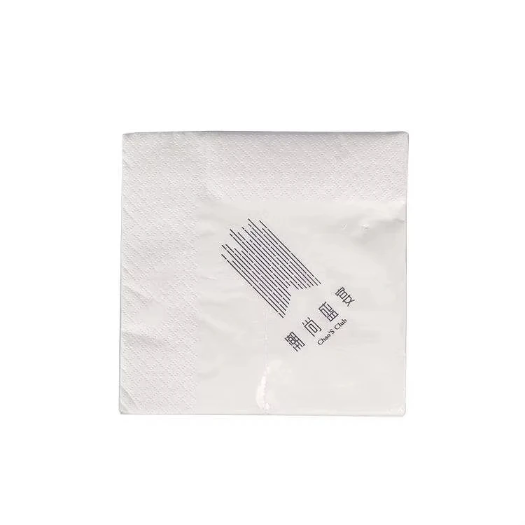 Wholesale Soft Pack Airlaid Dinner Paper Napkin Serviettes With Custom Print Logo For Restaurant
