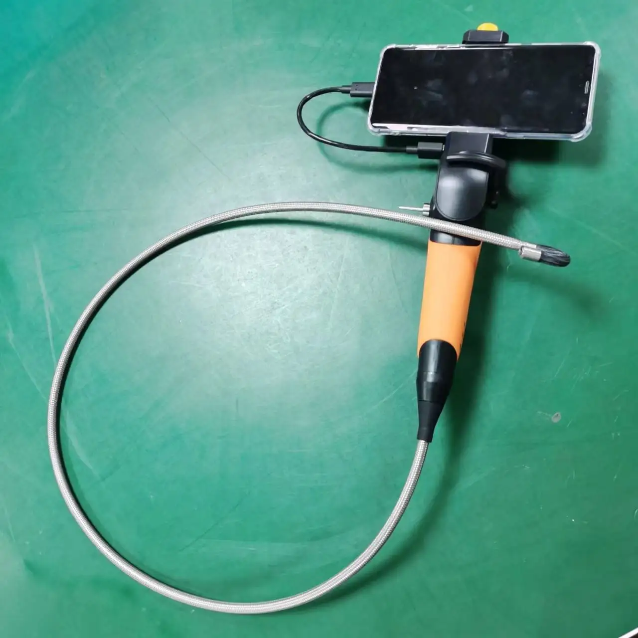 Portable inspection endoscope camera with One megapixels,1/6inch image sensor, 8 LED light sources