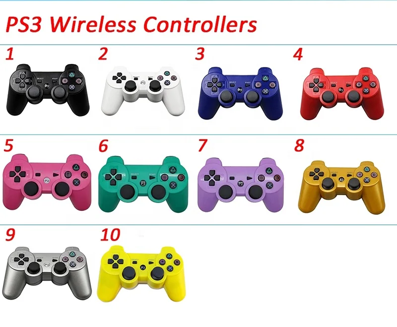 For SONY PS3 Controller Wireless Gamepad for PlayStation 3 Joystick with Six-axis Gyroscope