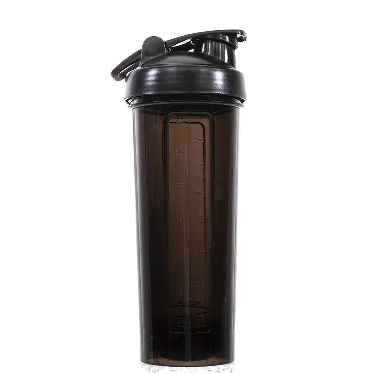 Экологичный Пластиковый шейкер для тренажерного зала, портативный шейкер для протеиновых коктейлей на заказ 700 мл