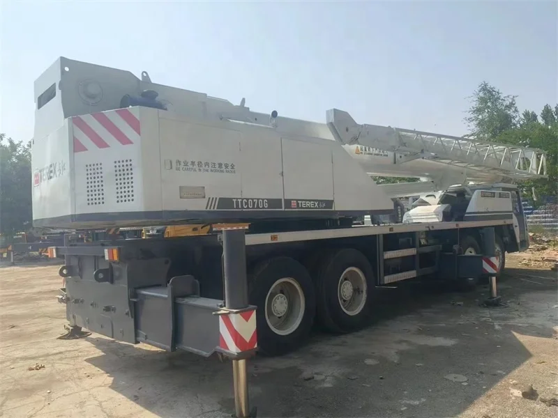 Perfect condition Terex 70 ton 70tons 70t 70 tons cranes/ Terex TTC070G TTC070 C070 used hydraulic mobile truck crane
