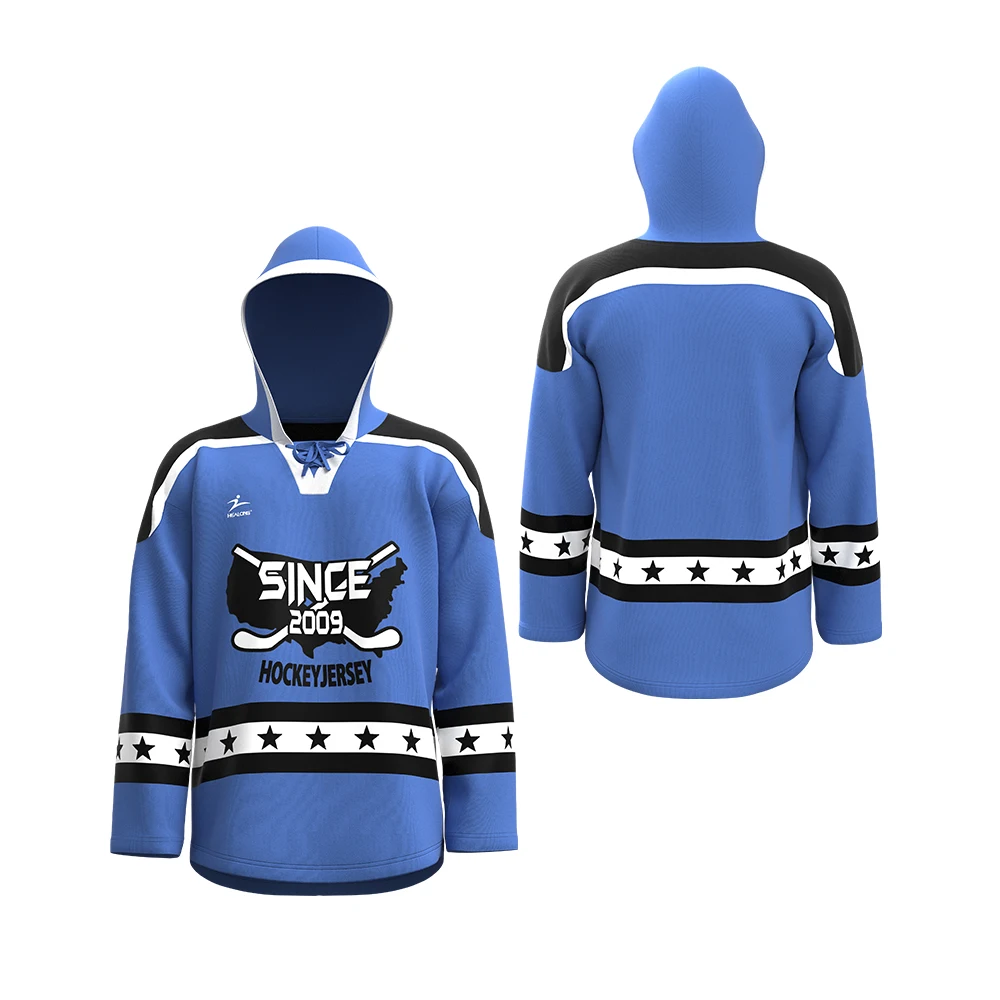 Custom Youth Ice Hockey Uniform Cheap Embroidered Logo Ice Hockey Jersey