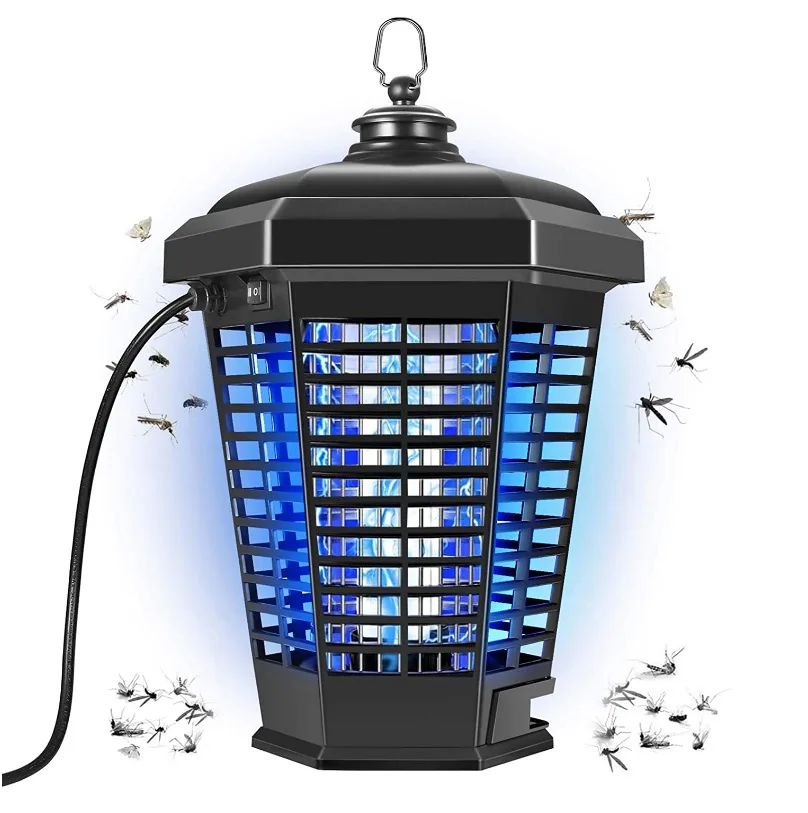Outdoor UV 4200V Electric Fly Killing The Mosquitoes Killer Night Lamp LED Light Insect Anti Mosquito Insect Repeller Light