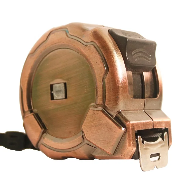 Steel Measuring Tape of Nylon Coated 5 Meter Inch or Metric Self Lock Metal tape measure