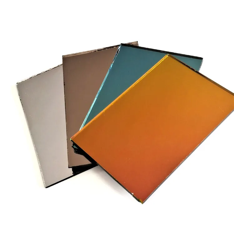 1.8mm 2mm 3mm 4mm 5mm Gold Bronze Colorful Double Single Coated Aluminum Silver Mirror