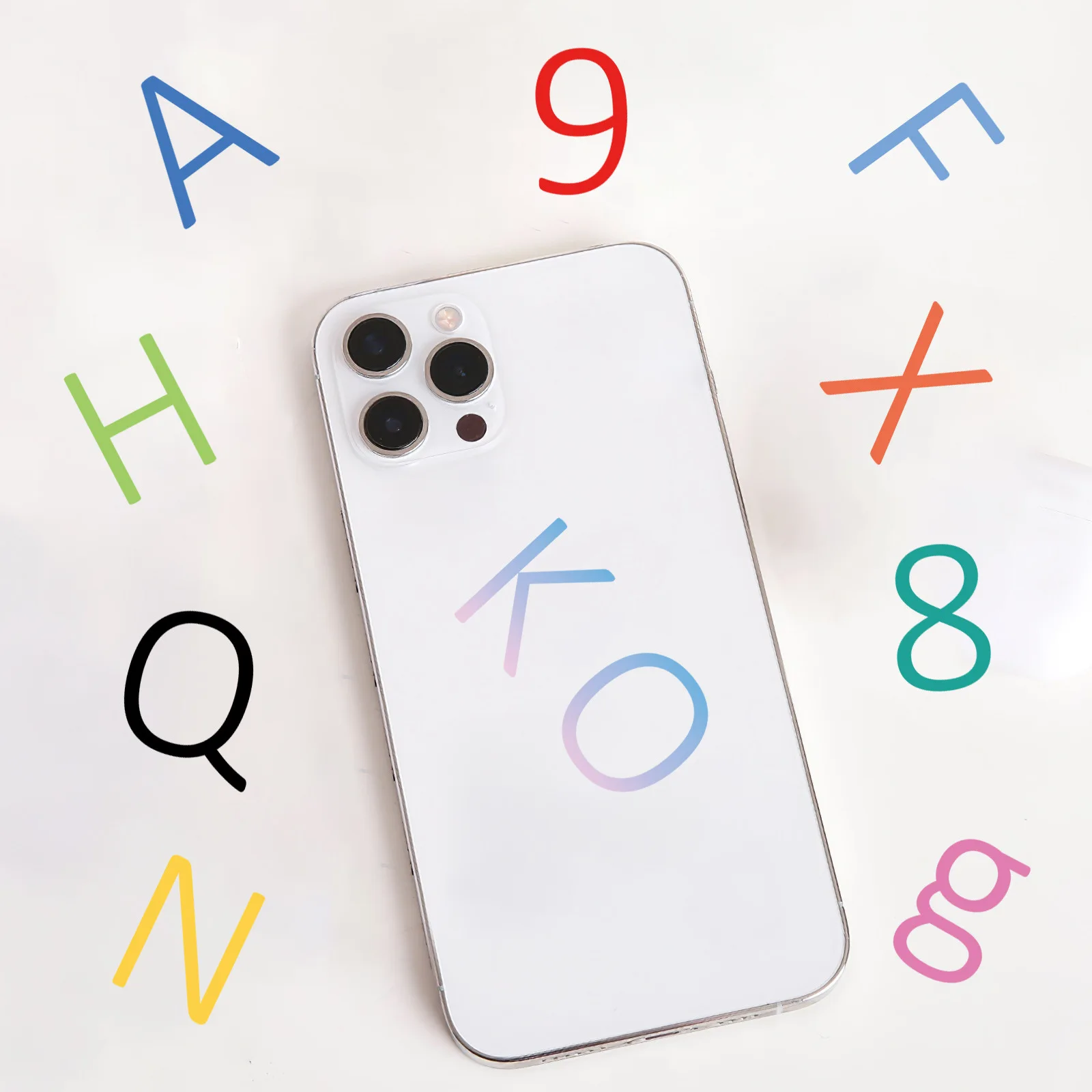 Colorful Alphabets Stickers Creative Gift Cup Luggage Stickers