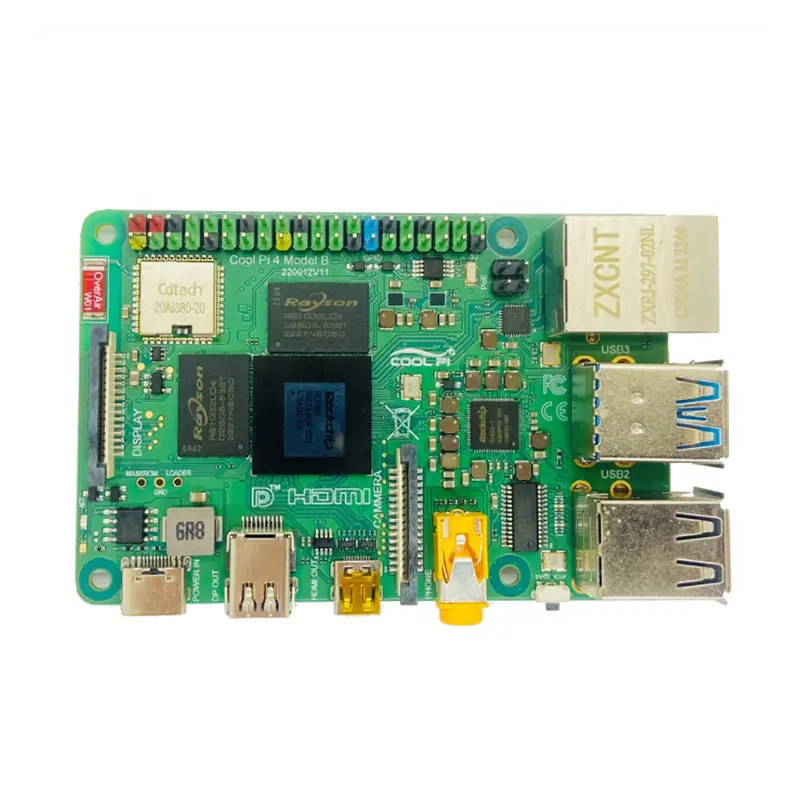 Cool Pi4 Model B RK3588S Octa core 8K AI NPU 6Tops 4gb 8gb 16gb ram 32gb 64gb 128gb rom android linux rk3588s motherboard