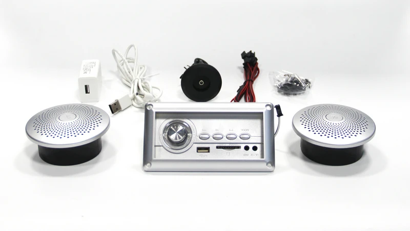 2022 Best Selling Desktop Embedded Qi Wireless Phone Charger Flush Mount Usb Phone Connect Speaker for Sofa Furniture