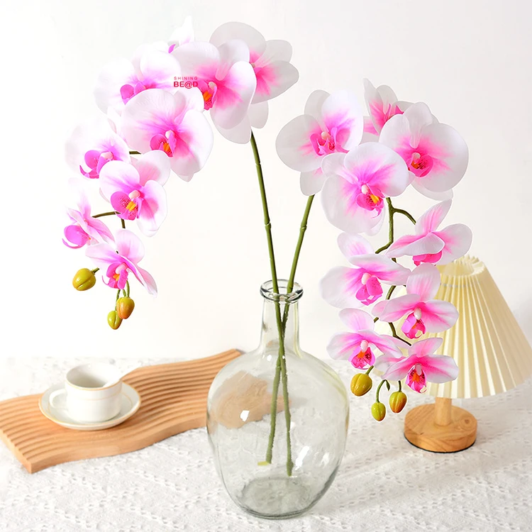 Wholesale Fashion Artificial Plant Butterfly Orchid Flower Branches For Wedding Festival Party Home Living Room Table Decoration