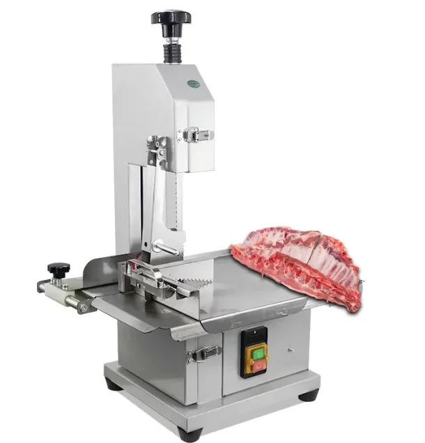 Beef Pork Ribs Meat Bone Saw Meat Cutter Band Frozen Fish Bone Kitchen Small Chicken Band Bone Cutting Saw Machine
