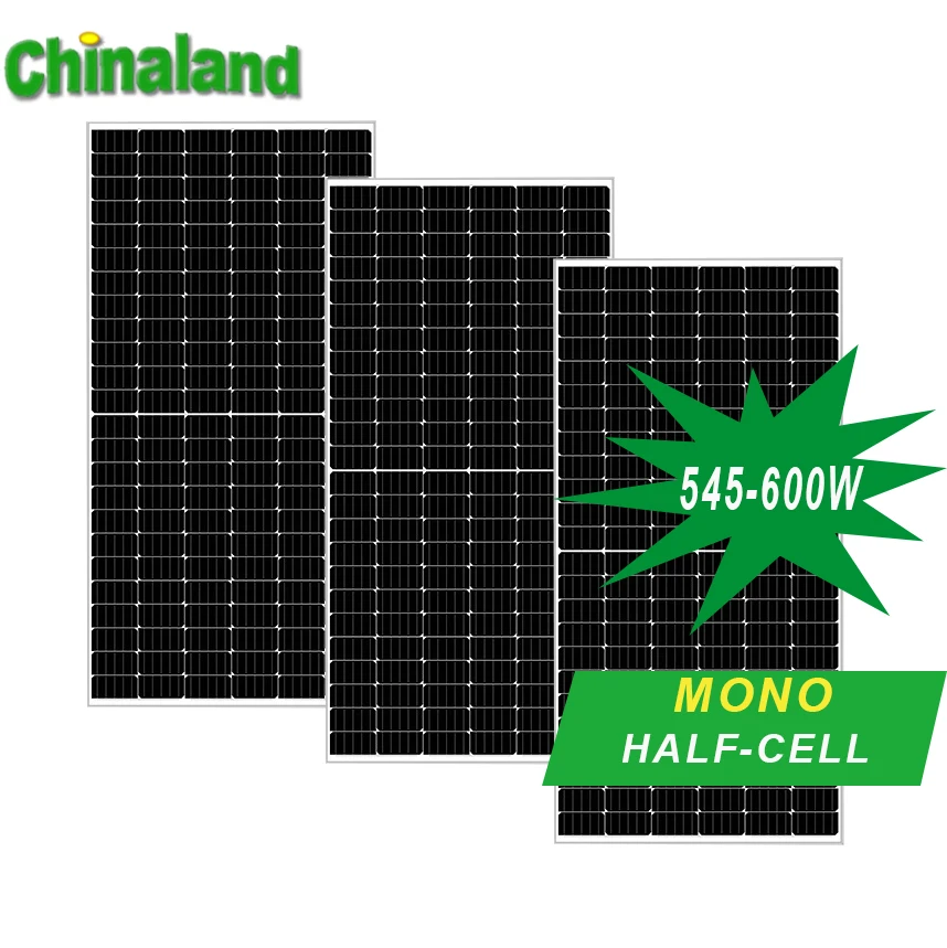 Chinaland Solar Best Solar Panels 540w Mono 182mm Solar Panels 540W 545W 550W Solar Plates