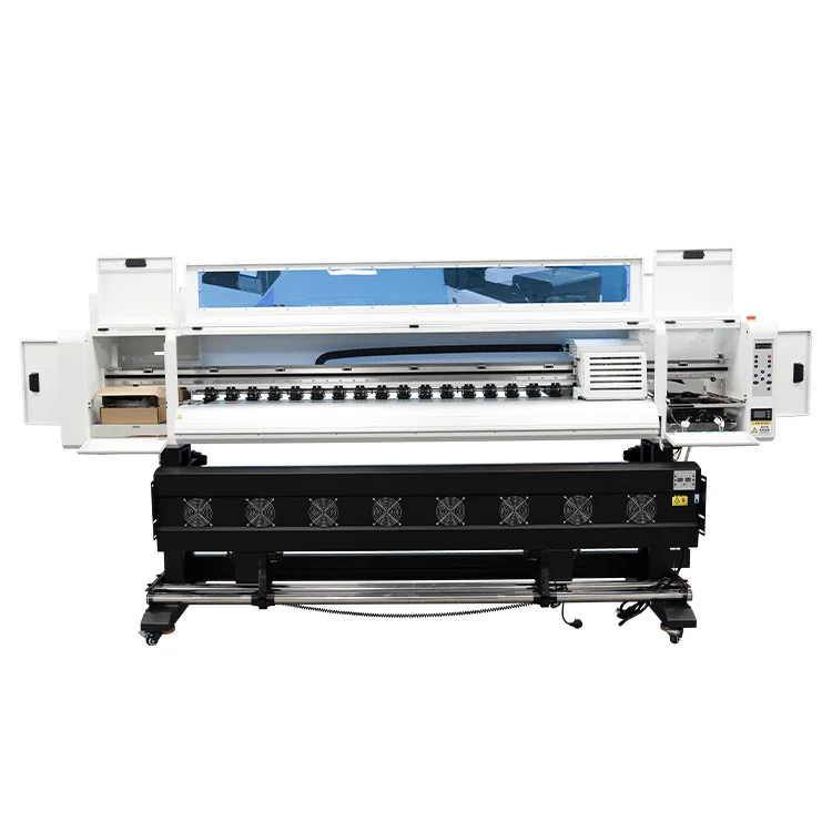 large format sublimation printer and heat press machine 1.9m two or four printerhead