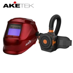 High quality Powered air purifying welder face guard welding Helmet with air fed filter ventilation