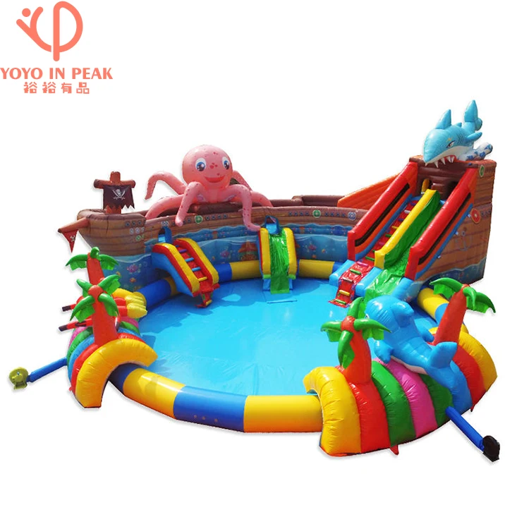 Outdoor Inflatable Water Slides Wholesale Water Inflatable Water Park Prices