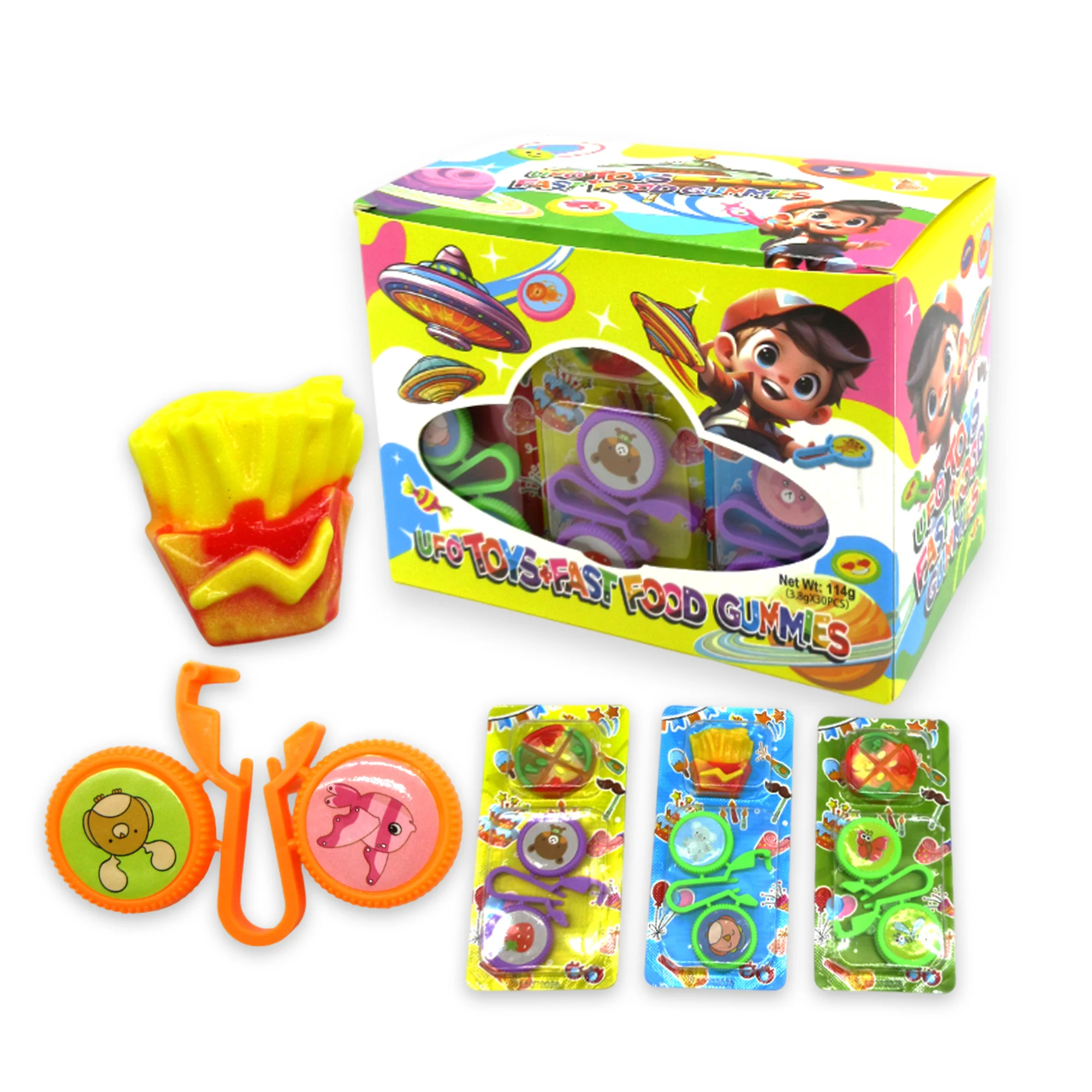 High Quality Mixed Fruit Flavor Colorful Gummy Jelly Soft Fruit Flavor Gum Candy Kids Fun Candy Wholesale