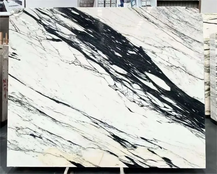 Chinese Natural White Marble New Arabescato Marble Bathroom Tiles