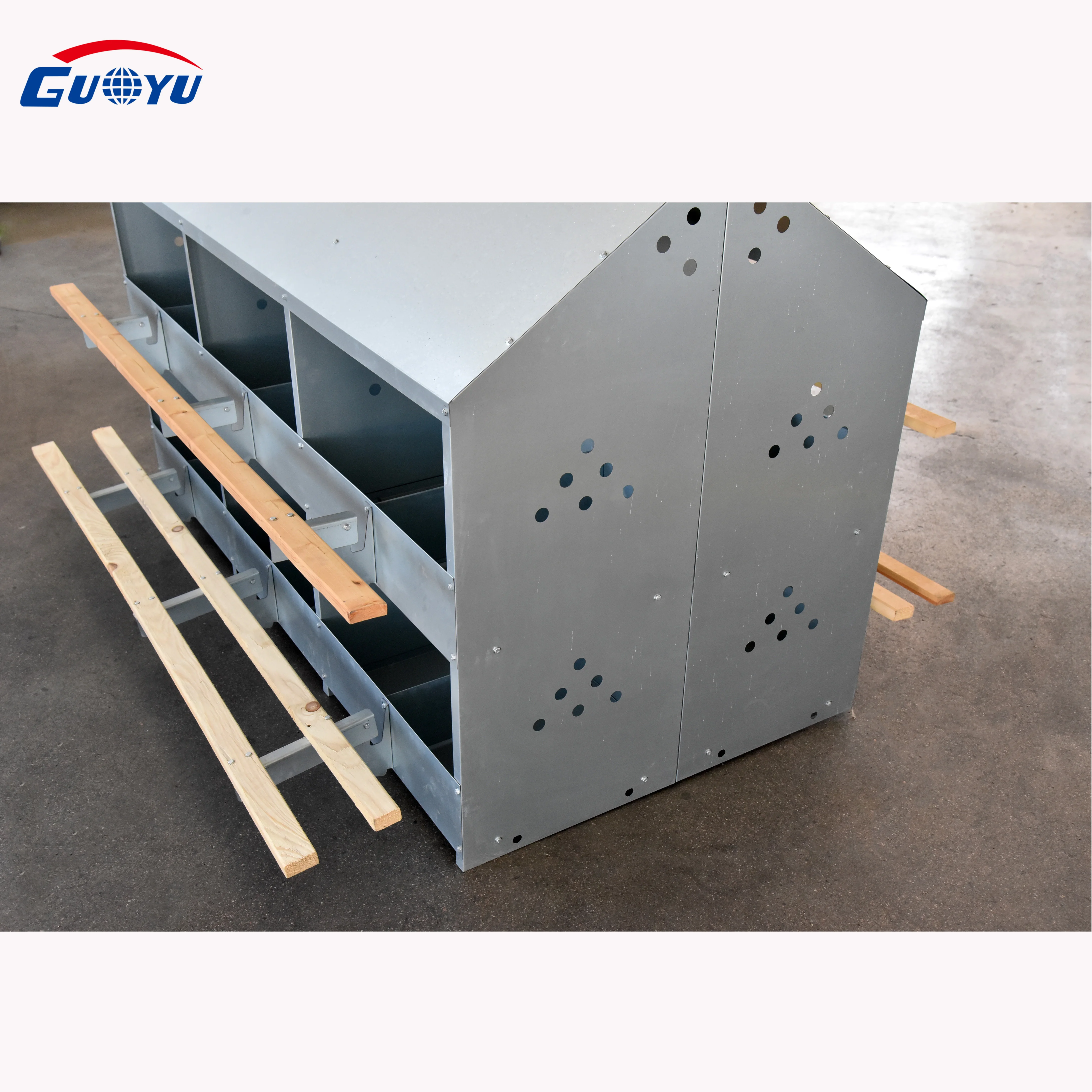 Poultry Hens layer Coop Farm House Laying Chicken 12/24 Holes Boxes Hens Coop Farm for