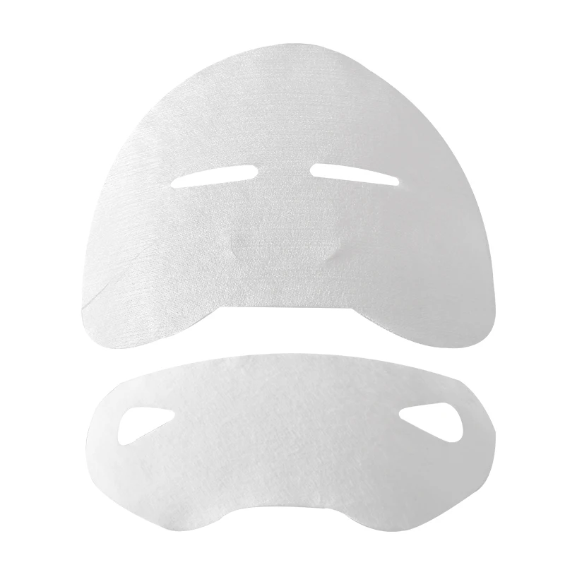 High quality Tencel fiber Material Face Neck Mask Paper Daily Skin Care Firming Lifting Moisturizing Sheet Dry Facial Mask