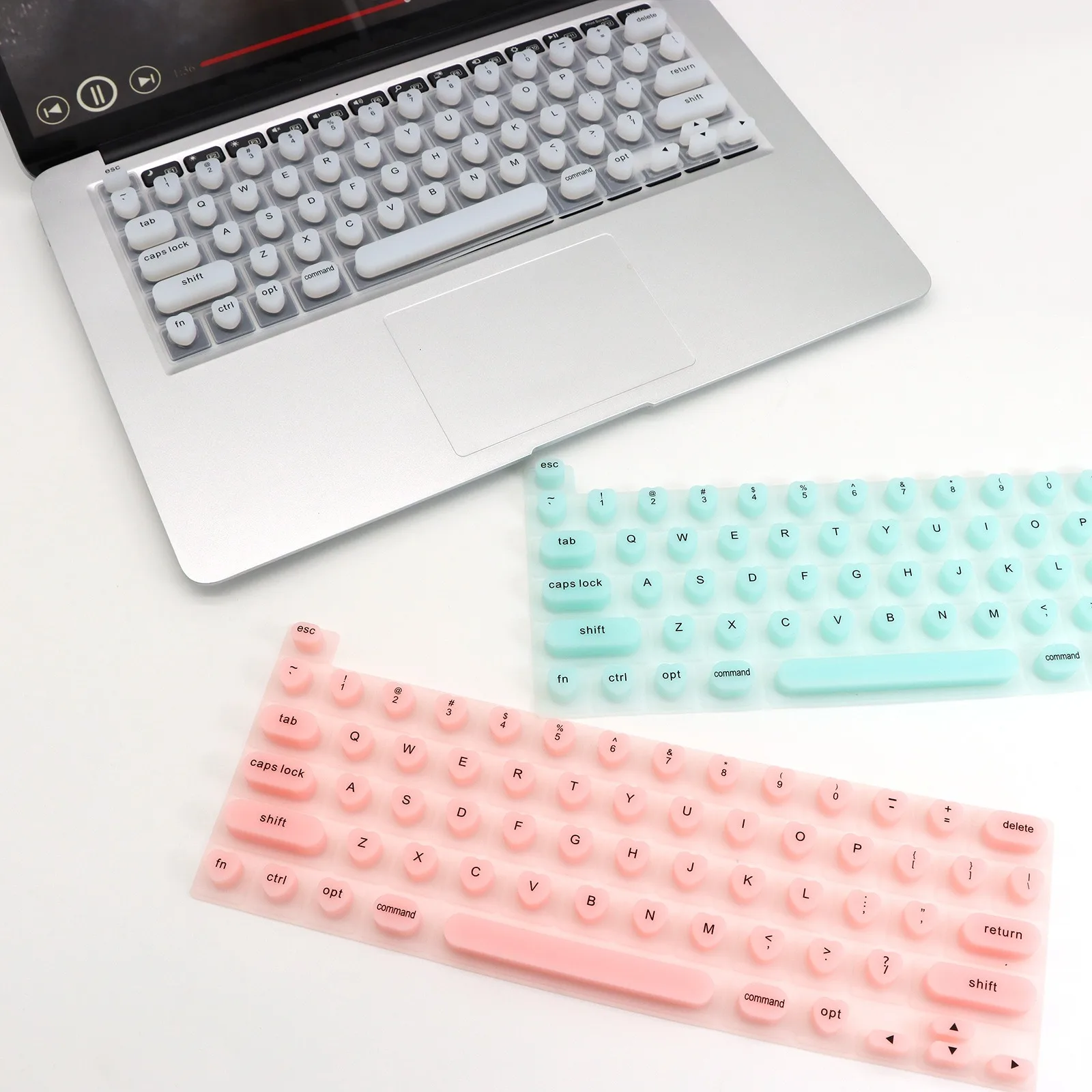 Keyboard Film for Nail Art,Full-Size Silicone Raised Keyboard Protective Cover,Silicone Keyboard Cover for Nail Art  exclusive