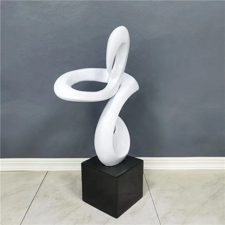 luxury decoration home resin abstract sculpture art customized color for indoor home decor