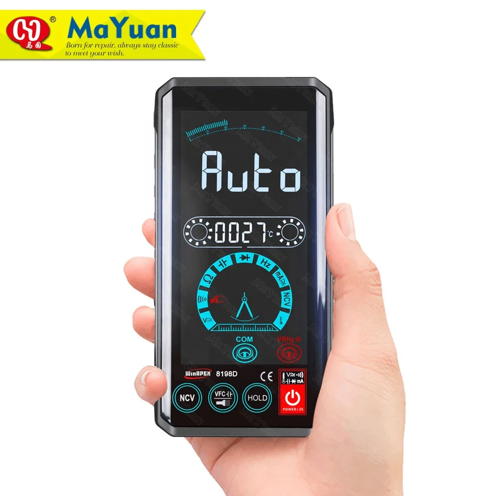 ET8198DE Intelligent Tools Voice Control Broadcast Digital Smart Multimeter for Mobile Phone Repair