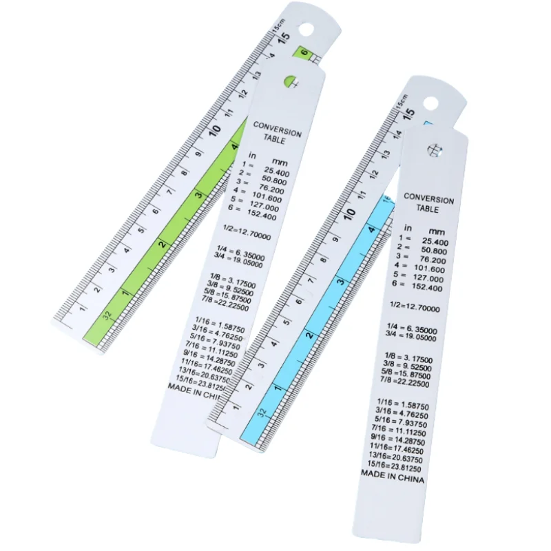 The New Flexible Stainless Steel Etched Scale Metallic Straight Ruler for Student to Draw Straight Lin