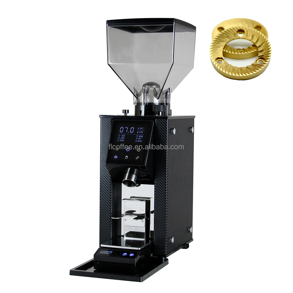 Автоматическая кофемолка ZF64W, коммерческая кофемолка с автоматическим заусенцем, с новым дизайном